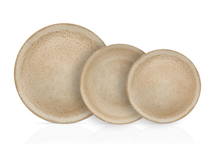 Σερβίτσιο Φαγητού Σετ 20τμχ In-glaze Stoneware Mars Beige-Brown CRYSPO TRIO 25.097.40 (Χρώμα: Καφέ, Υλικό: Stoneware) - CRYSPO TRIO - 25.097.40